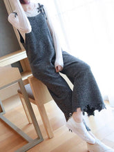 Empire Knitting Sleeveless Fringed Jumpsuit